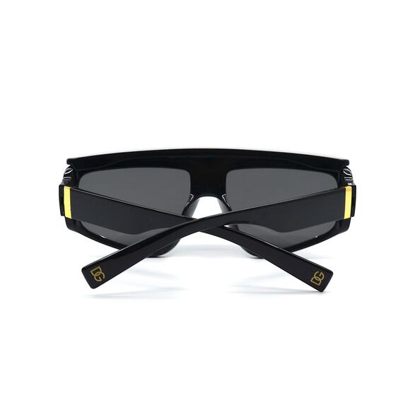 DOLCE&GABBANA DG6177 501/87 BLACK GREY UNISEX AUTHENTIC SUNGLASSES - Picture 9 of 14